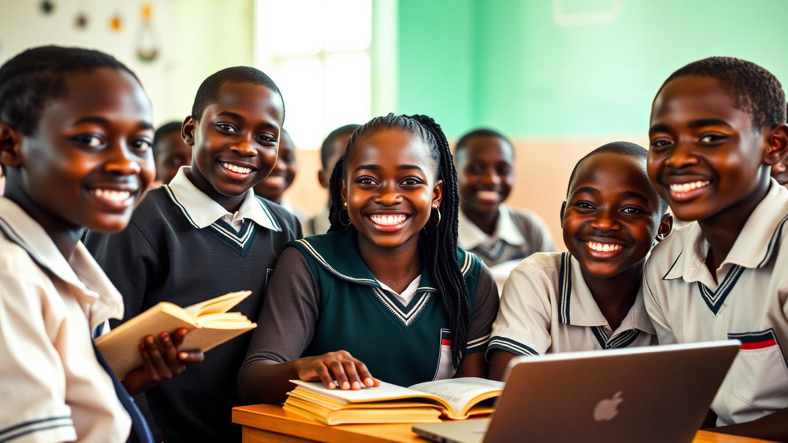 Students in a classroom